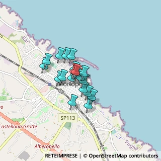Mappa Via Giuseppe Garibaldi, 70043 Monopoli BA, Italia (0.5455)