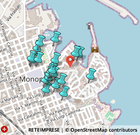 Mappa Largo Giuseppe Garibaldi, 70043 Monopoli BA, Italia (0.2095)