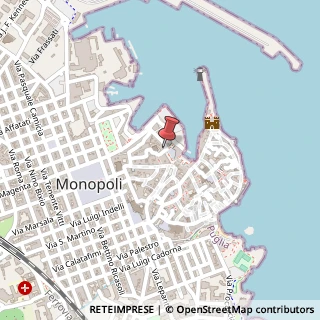 Mappa Largo Giuseppe Garibaldi, 27, 70043 Monopoli, Bari (Puglia)