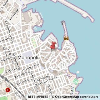 Mappa Via Giuseppe Garibaldi, 70, 70043 Monopoli, Bari (Puglia)