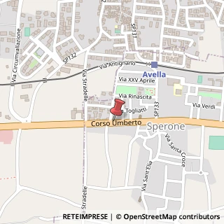 Mappa Corso Umberto I,  166, 83020 Sperone, Avellino (Campania)