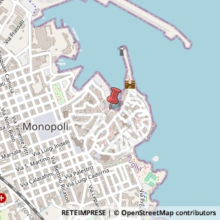 Mappa Via Porto, 70043 Monopoli BA, Italia, 70043 Monopoli, Bari (Puglia)