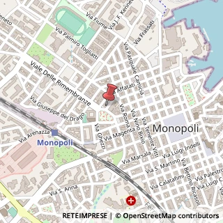 Mappa Piazza San Antonio, 23, 70043 Monopoli, Bari (Puglia)