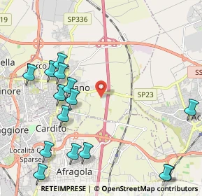 Mappa Via del Cantano, 80023 Caivano NA, Italia (2.85667)