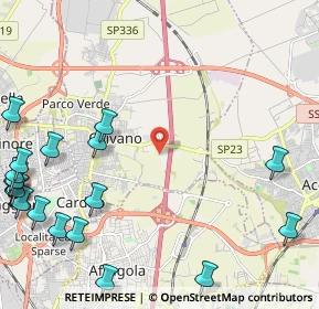Mappa Via del Cantano, 80023 Caivano NA, Italia (3.566)