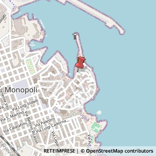 Mappa Via Orazio Comes, 25, 70043 Monopoli, Bari (Puglia)