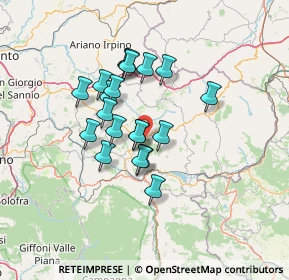 Mappa Contrada, 83040 Guardia Lombardi AV, Italia (11.3805)