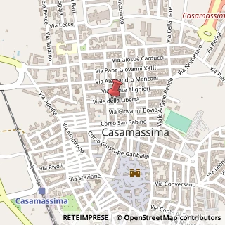 Mappa Viale della Libertà, 7, 70010 Casamassima, Bari (Puglia)