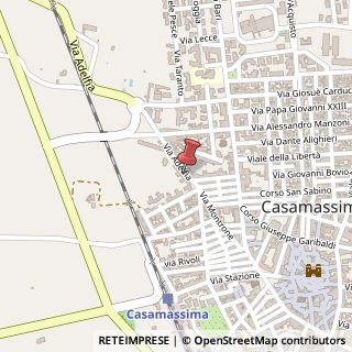 Mappa Via Adelfia, 8, 70010 Casamassima, Bari (Puglia)