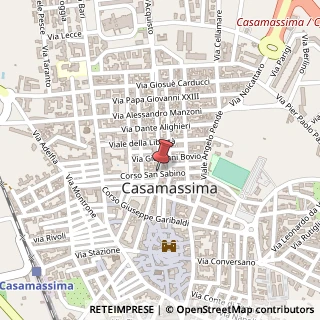 Mappa Via Cavallerizza, 1, 70010 Casamassima, Bari (Puglia)