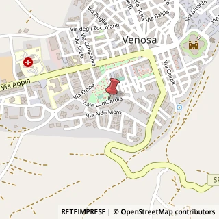 Mappa Via lombardia 31, 85029 Venosa, Potenza (Basilicata)