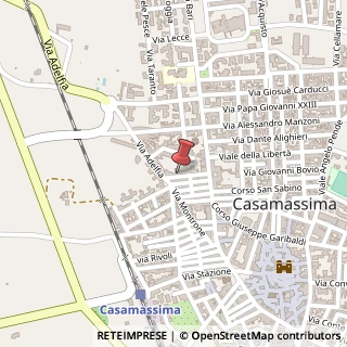 Mappa Via Amendola, 23, 70010 Casamassima, Bari (Puglia)