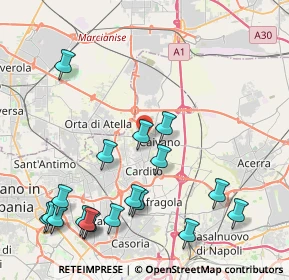 Mappa Via Rosano, 80023 Caivano NA, Italia (5.445)