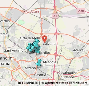 Mappa Via Rosano, 80023 Caivano NA, Italia (3.13545)