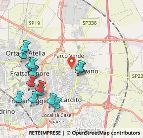 Mappa Via Rosano, 80023 Caivano NA, Italia (2.504)