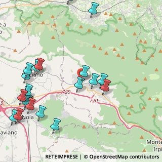 Mappa Via R. Caccioppoli, 83021 Avella AV, Italia (5.7525)