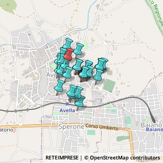 Mappa Via R. Caccioppoli, 83021 Avella AV, Italia (0.24286)