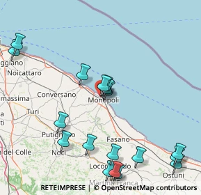 Mappa Via Ottaviano Zara, 70043 Monopoli BA, Italia (20.81889)