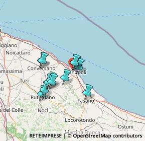 Mappa Via Piero Gobetti, 70043 Monopoli BA, Italia (11.4325)