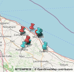 Mappa Via Piero Gobetti, 70043 Monopoli BA, Italia (9.804)