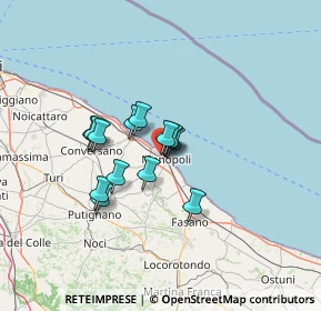 Mappa Via Piero Gobetti, 70043 Monopoli BA, Italia (9.62357)