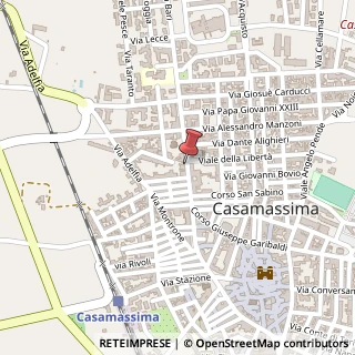 Mappa Corso Vittorio Emanuele,  100, 70010 Casamassima, Bari (Puglia)