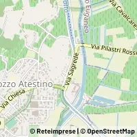 Hartă Lozzo Atestino