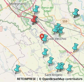 Mappa Via Luigi Pirandello, 26857 Salerano sul Lambro LO, Italia (4.89063)