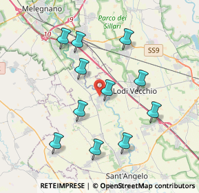 Mappa Via Luigi Pirandello, 26857 Salerano sul Lambro LO, Italia (3.73636)