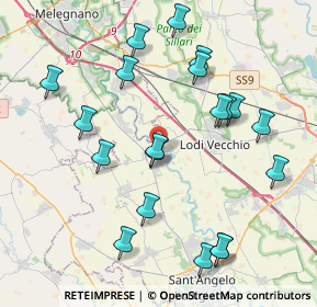 Mappa Via Luigi Pirandello, 26857 Salerano sul Lambro LO, Italia (4.2855)