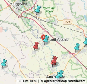 Mappa Via Luigi Pirandello, 26857 Salerano sul Lambro LO, Italia (6.25286)