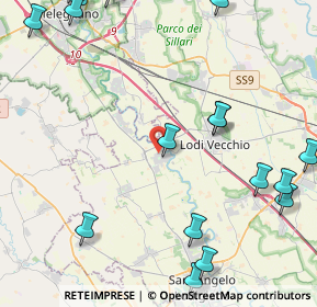 Mappa Via Luigi Pirandello, 26857 Salerano sul Lambro LO, Italia (6.5115)