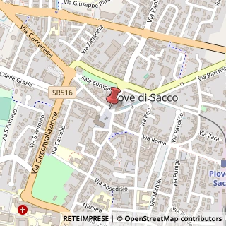 Mappa Piazza Vittorio Emanuele II, 6, 35028 Piove di Sacco, Padova (Veneto)