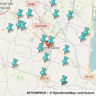 Mappa Piazza Vittorio Emanuele II, 35028 Piove di Sacco PD, Italia (5.281)
