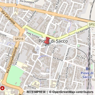 Mappa Via Barchette, 16/2, 35028 Piove di Sacco, Padova (Veneto)