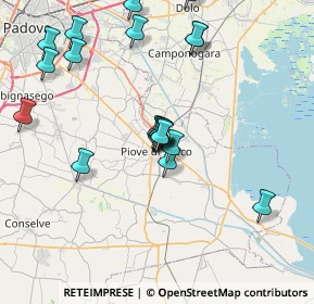 Mappa Via Peci, 35028 Piove di Sacco PD, Italia (7.56)