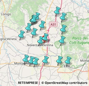 Mappa Via della Tecnica, 36025 Noventa Vicentina VI, Italia (7.392)