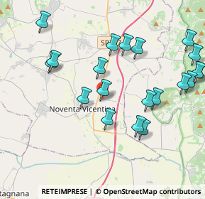 Mappa Via della Tecnica, 36025 Noventa Vicentina VI, Italia (4.4355)