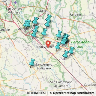 Mappa Via Basilica San Bassiano, 26855 Lodi Vecchio LO, Italia (6.933)