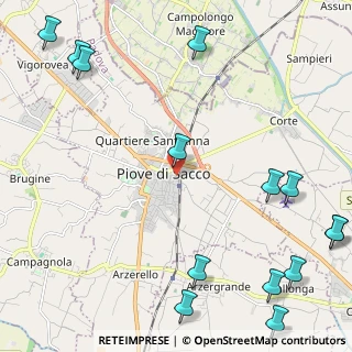 Mappa Via San Nicolò, 35028 Piove di Sacco PD, Italia (3.32929)