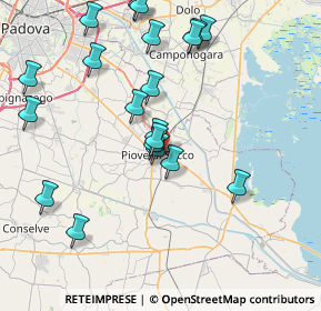 Mappa Via San Nicolò, 35028 Piove di Sacco PD, Italia (8.4245)