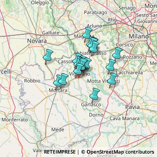 Mappa Via Enrico Tazzoli, 27029 Vigevano PV, Italia (8.914)