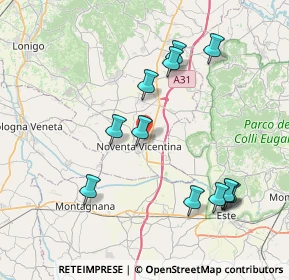 Mappa Via Giambattista Tiepolo, 36025 Noventa Vicentina VI, Italia (8.22583)