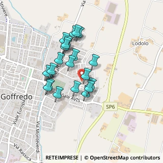 Mappa Via Granatieri di Sardegna, 46042 Castel Goffredo MN, Italia (0.36818)