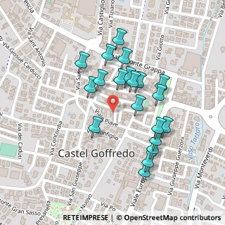 Mappa Via Piave, 46042 Castel Goffredo MN, Italia (0.21)