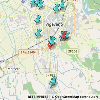 Mappa Via Gustavo Modena, 27029 Vigevano PV, Italia (2.35143)