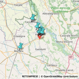 Mappa Via Gustavo Modena, 27029 Vigevano PV, Italia (3.83333)