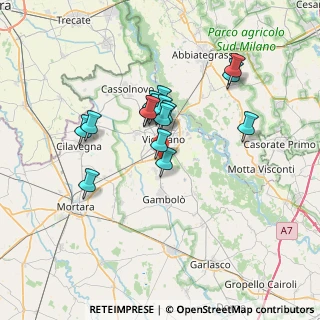Mappa Via Gustavo Modena, 27029 Vigevano PV, Italia (5.56125)