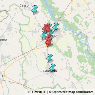 Mappa Via Gustavo Modena, 27029 Vigevano PV, Italia (2.61727)