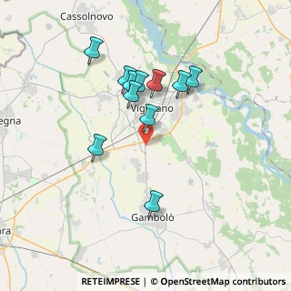 Mappa Via Gustavo Modena, 27029 Vigevano PV, Italia (3.23)
